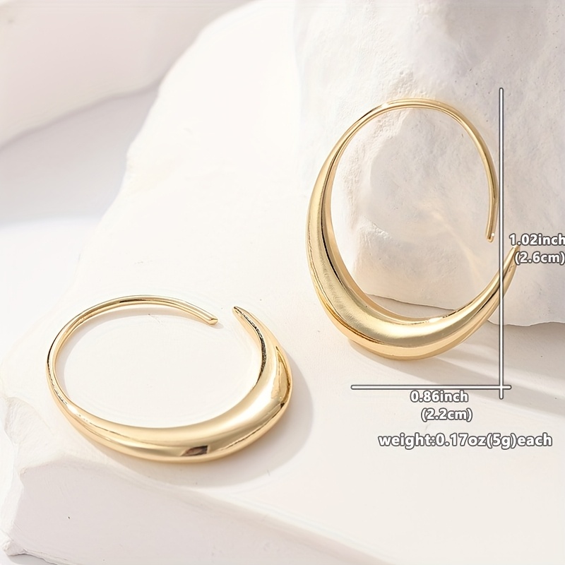 Vintage Copper Circular Earrings for Bohemian Style